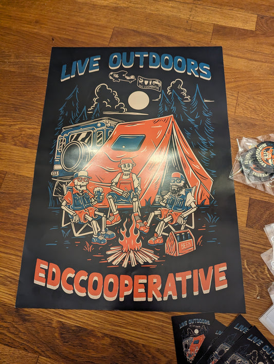Skele-Coop Camp A3 Poster