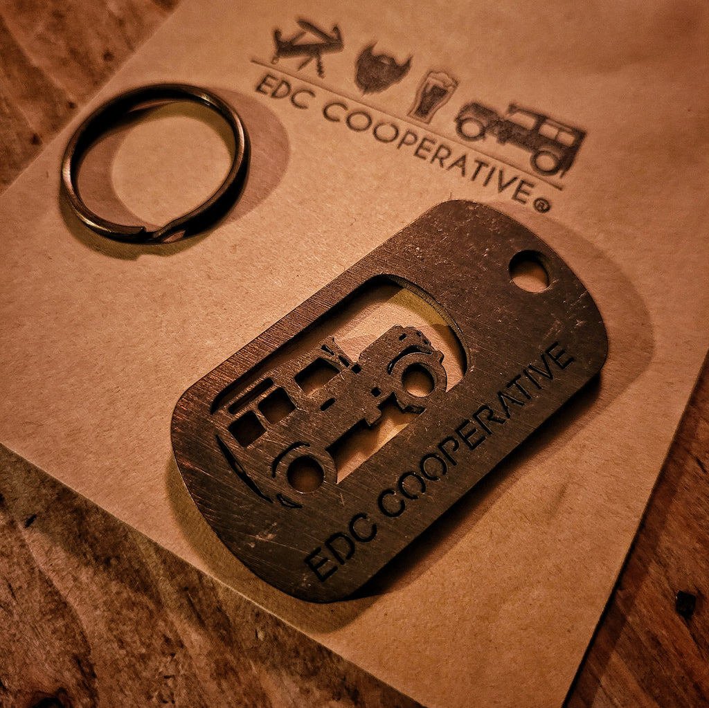 SINGLE - Brass Dog Tag