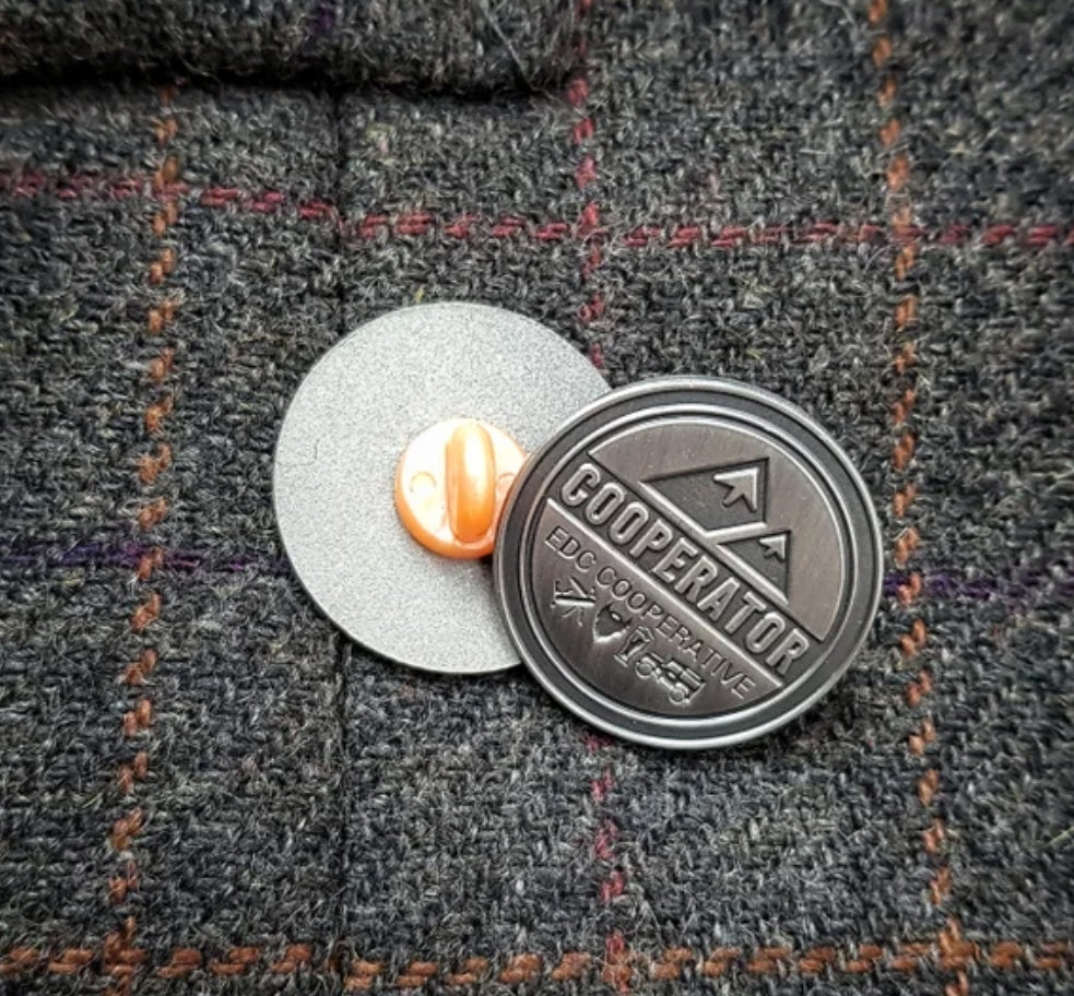 Cooperator Pin Badge